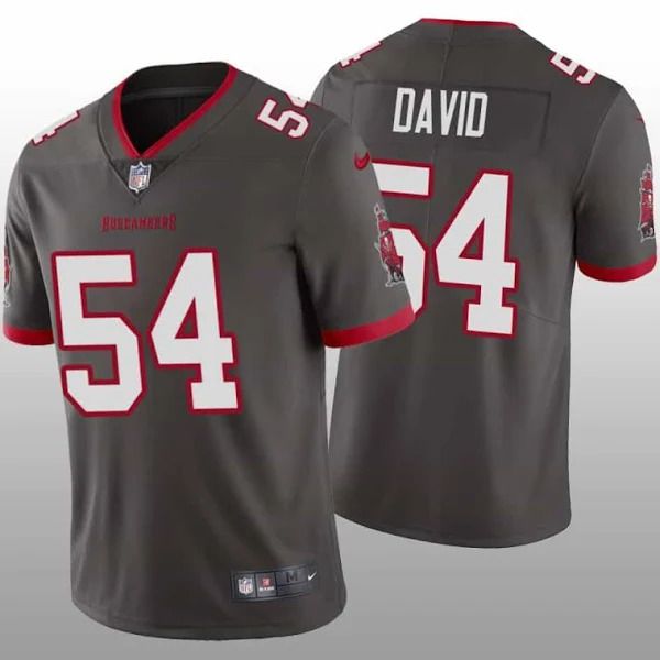 Men Tampa Bay Buccaneers #54 Lavonte David Nike Grey Vapor Limited NFL Jersey